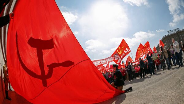 Первомайские шествия в регионах России - Sputnik Абхазия
