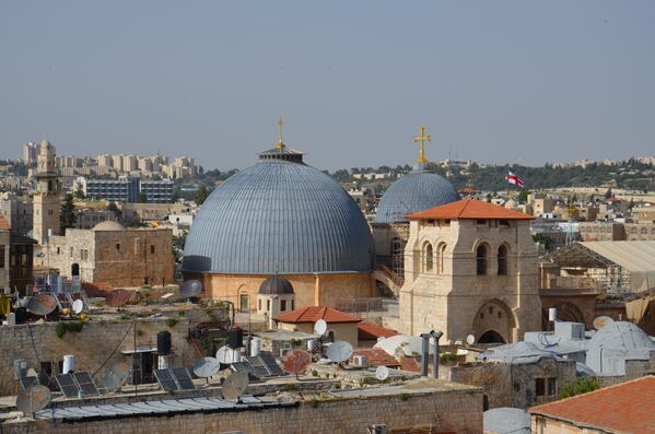 Вид на Храм Гроба Господня в Иерусалиме - Sputnik Абхазия