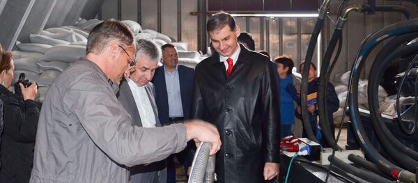 Презентация нового оборудования по выпуску пластиковых ящиков. - Sputnik Абхазия