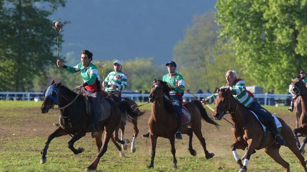 Скачки в селе Дурипш - Sputnik Абхазия