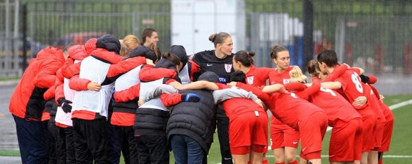 Вратарь женской сборной России по футболу Эльвира Тодуа. Вратарь женской сборной России по футболу Эльвира Тодуа. - Sputnik Абхазия