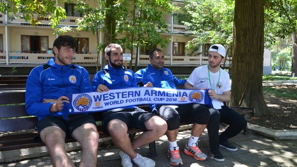 Игроки сборной Западной Армении - Sputnik Абхазия