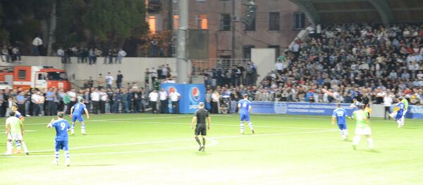 Первые в группе. Фрагменты матча Абхазии и Западной Армении Первые в группе. Фрагменты матча Абхазии и Западной Армении - Sputnik Абхазия