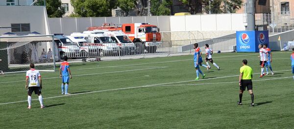 Падания – полуфиналист ConIFA. Кадры игры Падания - Иракский Курдистан. Падания – полуфиналист ConIFA. Кадры игры Падания - Иракский Курдистан. - Sputnik Абхазия