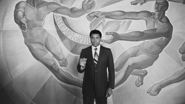 Легендарный американский боксер Мохаммед Али в Москве - Sputnik Абхазия