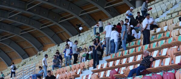 Болельщики сборной Абхазии готовятся к матчу Болельщики сборной Абхазии готовятся к матчу - Sputnik Абхазия