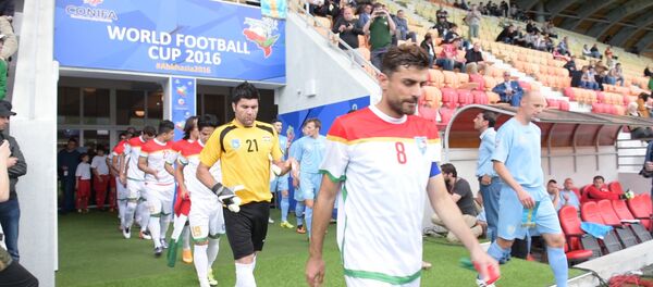 Встреча команд Секейского Края и Иракского Курдистана. Кадры игры. - Sputnik Абхазия