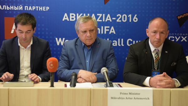 Артур Миквабия рассказал о значимости проведения ConiFa в Абхазии. - Sputnik Абхазия