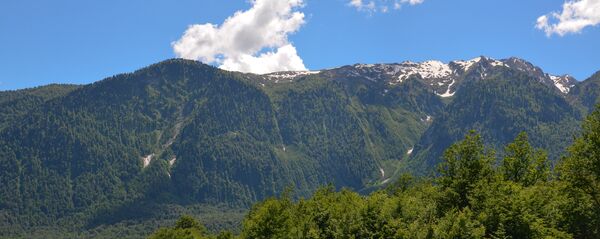 Пейзаж в высокогорном селе Псху - Sputnik Абхазия