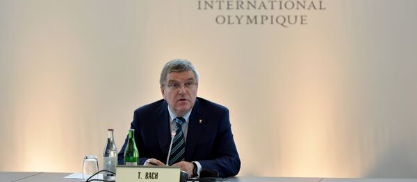 Президент Международного олимпийского комитета Томас Бах во время Олимпийского саммита в Лозанне. Президент Международного олимпийского комитета Томас Бах во время Олимпийского саммита в Лозанне. - Sputnik Абхазия