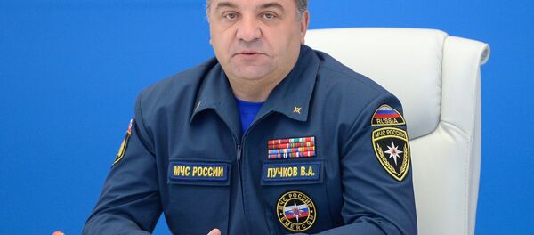 Министр РФ по делам гражданской обороны, чрезвычайным ситуациям и ликвидации последствий стихийных бедствий Владимир Пучков - Sputnik Абхазия