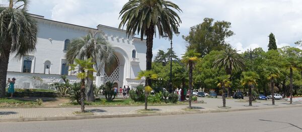 Место, где был биограф Олимпия и скетинг-ринг. Место, где был биограф Олимпия и скетинг-ринг. - Sputnik Абхазия