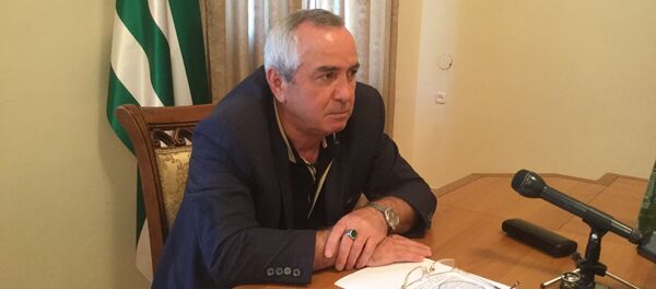 Аԥсны Ашәарҭадаратә маҵзура амаӡаныҟәгаҩ Муҳамед Кьылба. Аԥсны Ашәарҭадаратә маҵзура амаӡаныҟәгаҩ Муҳамед Кьылба. - Sputnik Аҧсны