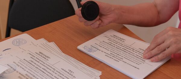 Работа избирательного участка - Sputnik Абхазия