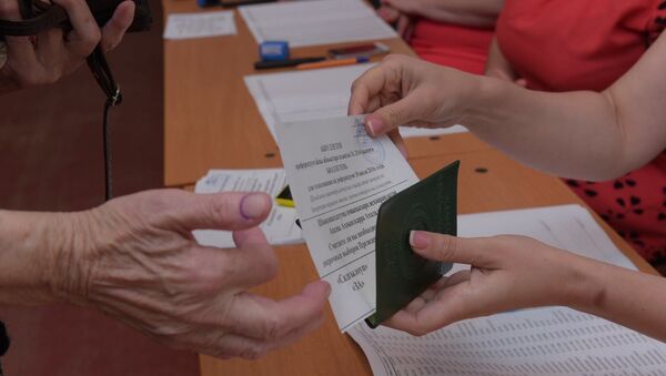 Работа избирательного участка - Sputnik Абхазия