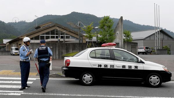 Полиция на месте убийства в Токио. Фото с места события. - Sputnik Абхазия