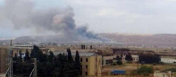 Взрыв на заводе оборонной промышленности в Ширване Взрыв на заводе оборонной промышленности в Ширване - Sputnik Абхазия