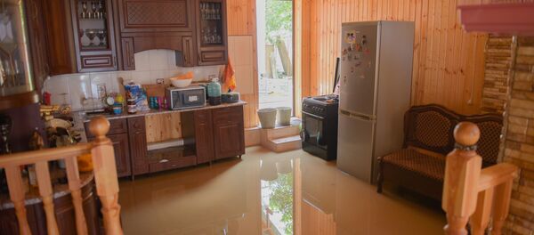 Последствия потопа в сухумском районе. Последствия потопа в сухумском районе. - Sputnik Абхазия