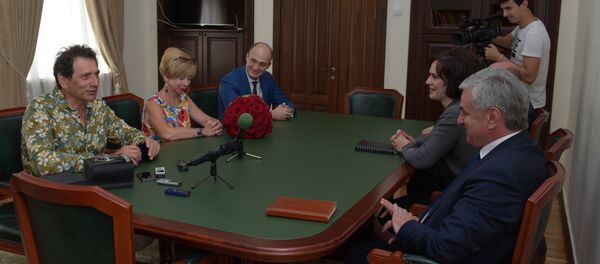 Встреча Хаджимба с Князевым. - Sputnik Абхазия