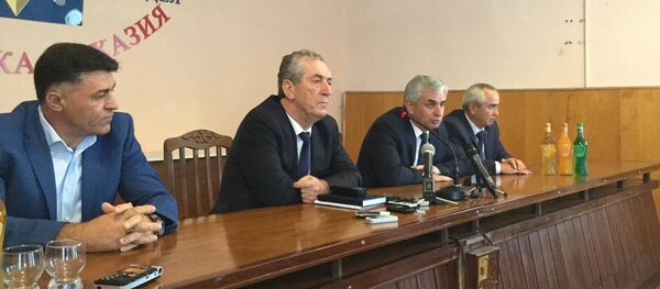 Пресс-конференция в МВД Пресс-конференция в МВД - Sputnik Абхазия