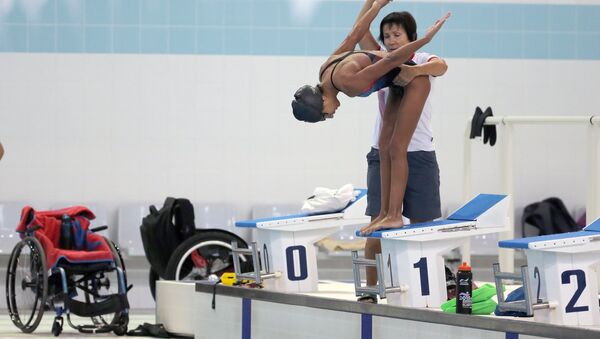 Тренировка паралимпийской сборной по плаванию - Sputnik Абхазия