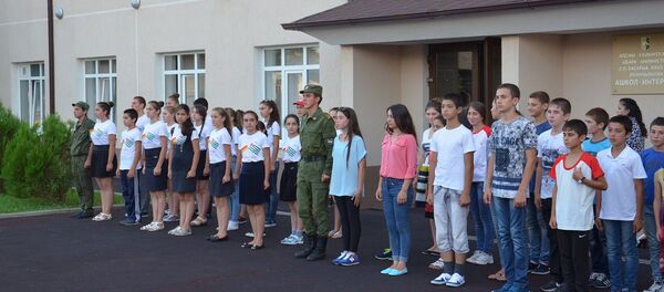 Международный лагерь Юный патриот. - Sputnik Абхазия