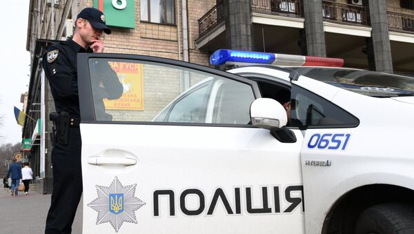 Сотрудники Украинской полиции в Киеве. Архивное фото - Sputnik Абхазия