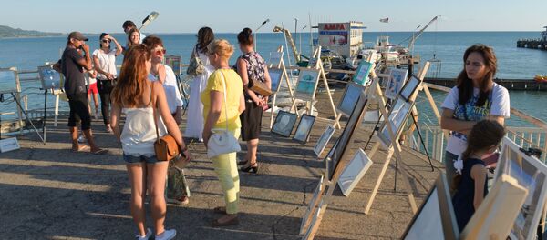 Картина Екатерины Гуськовой - Sputnik Абхазия