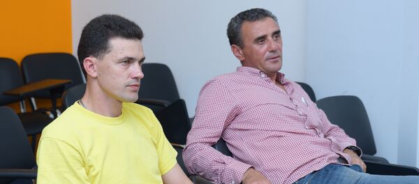 Сергей Никитченко и Роин Агрба Сергей Никитченко и Роин Агрба - Sputnik Абхазия