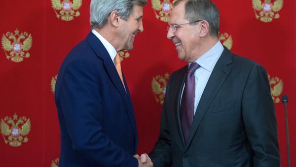 Пресс-конференция главы МИД РФ С. Лаврова и госсекретаря США Д. Керри в Москве - Sputnik Абхазия