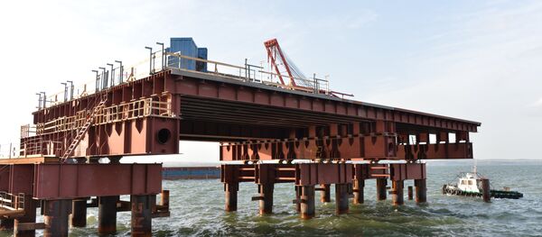 Строительство моста через Керченский пролив - Sputnik Абхазия