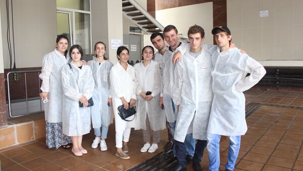 Абхазские студенты в КБР - Sputnik Абхазия