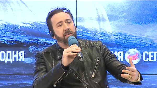 Пресс-конференция Николаса Кейджа в Москве и презентация фильма Крейсер - Sputnik Абхазия