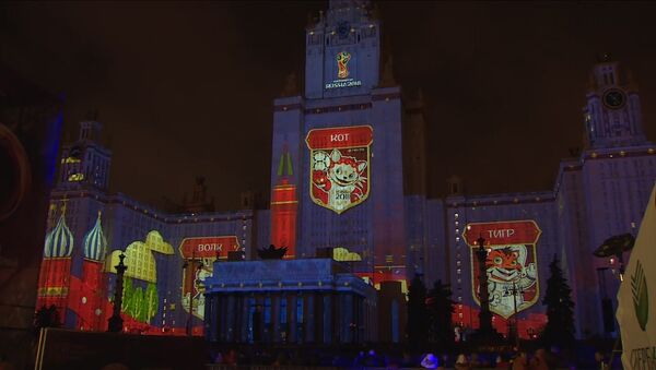 Талисманы ЧМ-2018 и красочный салют - в Москве открылся фестиваль Круг света - Sputnik Абхазия