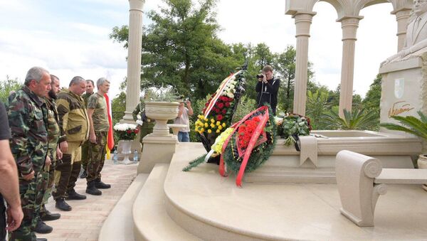 Участники Дороги жизни почтили в Джгерде память Сергея Багапша - Sputnik Абхазия