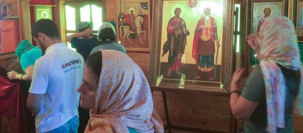 Память святого Евстафия Апсильского почтили в очамчырском храме - Sputnik Абхазия