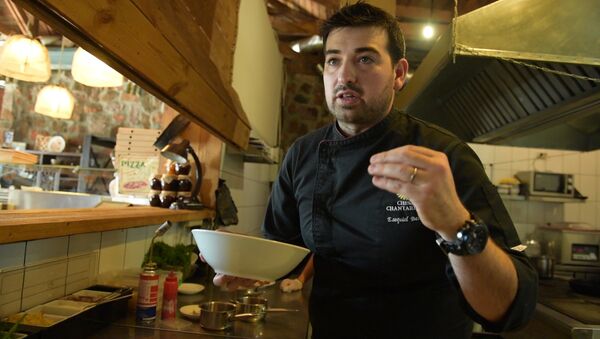 Ризотто и инжир в карамели: подарок Абхазии от шеф-повара из Италии - Sputnik Абхазия
