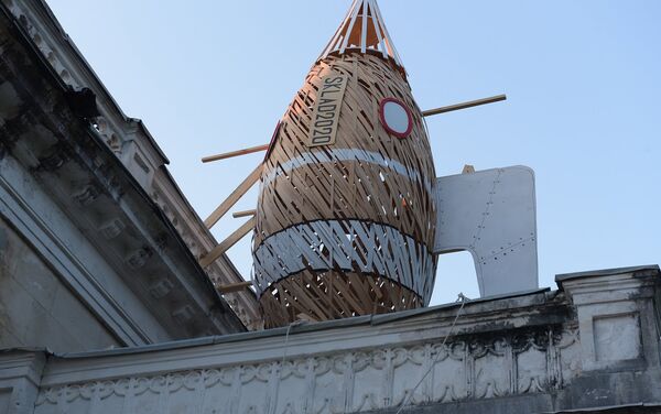 Ракета, как символ будущего, собранная руками визионавтов. - Sputnik Абхазия