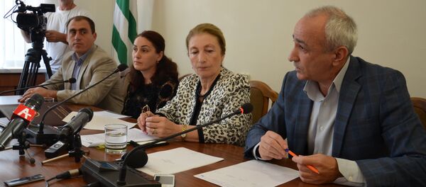 Брифинг участников благотворительного фонда Азхара - Sputnik Аҧсны