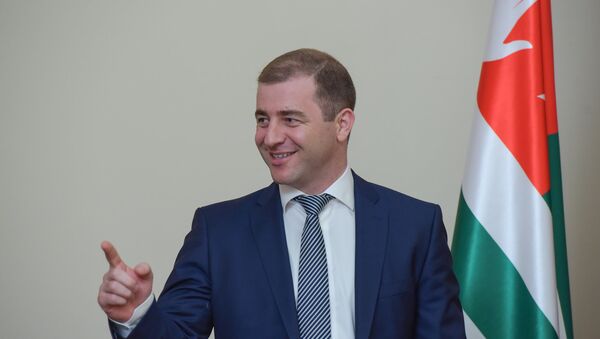 Министр экономики Абхазии Адгур Ардзинба. - Sputnik Абхазия