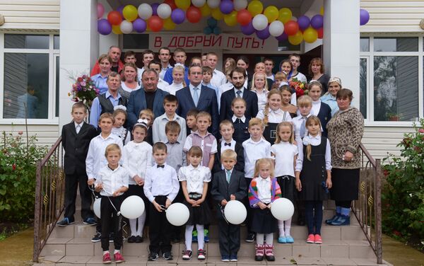 Открытие учебного года в школе в селе Псху - Sputnik Абхазия