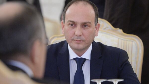 Архивное фото министра иностранных дел Республики Абхазия Даура Кове - Sputnik Абхазия