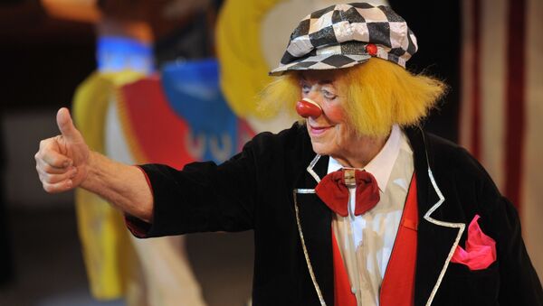 Архивное фото артиста цирка, клоуна Олега Попова - Sputnik Абхазия