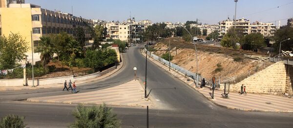 Архивное фото района гуманитарного коридора Алеппо в Сирии Архивное фото района гуманитарного коридора Алеппо в Сирии - Sputnik Абхазия