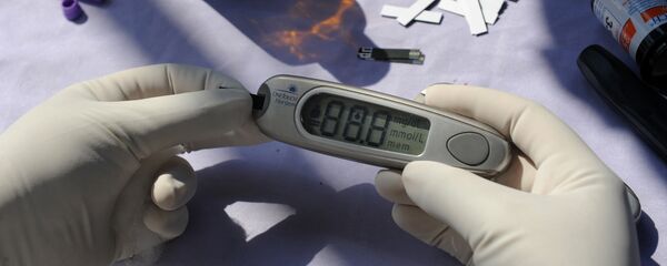 Измерение уровня сахара в крови Измерение уровня сахара в крови - Sputnik Абхазия