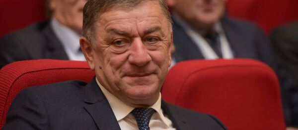 Вахтанг Пипия на брифинге по итогам седьмого Абхазо-российского экономического форума Вахтанг Пипия на брифинге по итогам седьмого Абхазо-российского экономического форума - Sputnik Абхазия