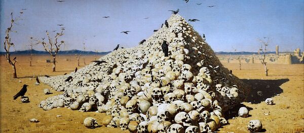 Картина Апофеоз войны 1871 года Василия Верещагина - Sputnik Абхазия