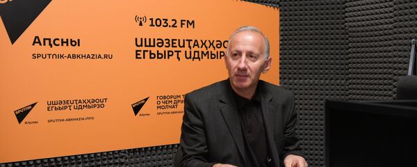 Аԥсны ажурналистцәа реидгыла ахада, ателеканала Абаза Тв адиректор Руслан  Ҳашыг - Sputnik Аҧсны