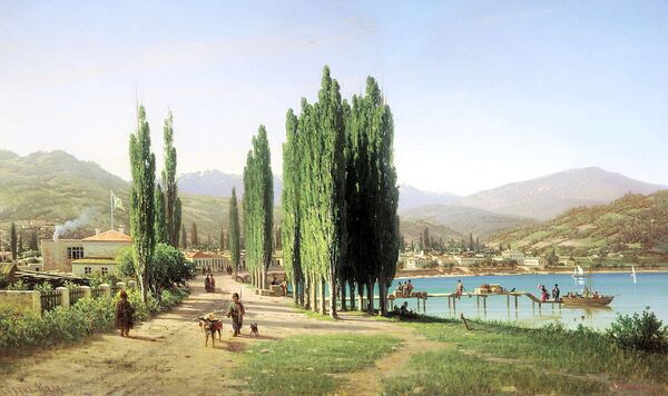 Петр Верещагин Сухум-Кале 1870-ые годы - Sputnik Абхазия