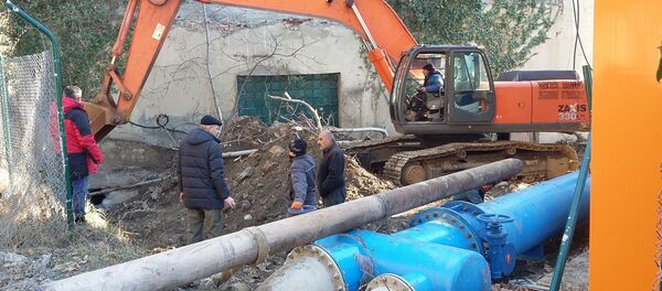 Реконструкция водопровода в Гагре Реконструкция водопровода в Гагре - Sputnik Абхазия